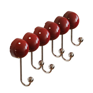 Modern Wall Mounted Suction Cup <b>Hooks</b> Round Durable Coat Rack For Bathroom Bedroom <b>Kitchen</b> Hat Storage - Product Image 5