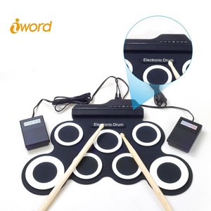 Iword G3002 USB MIDI Instruments de Musique Célébrant Numérique Silicone Enrouler le <span class=keywords><strong>Tambour</strong></span> Ensemble - Product Image 3