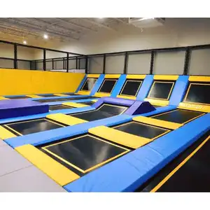 Best 2024 New Customized Design Jump City Parks Commercial Indoor Trampoline Park Kids Trampoline Place For Children And Adults