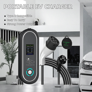 New <b>Portable</b> 16A 7kW <b>AC</b> EV Charger Type2 Qiaoyi QYCO7-11JC 380V CE Certified - Product Image 2