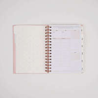 AP Service d'impression de livres Impression personnalisée Journal Journal Notebook Fitness Budget Wedding Planner Spiral Binding Planner