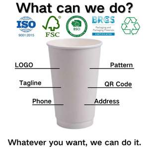 Bán Buôn Thân Thiện Với Môi Dùng Một Lần Kraft Đôi Tường Giấy Ly Cà Phê Lò Vi Sóng An Toàn Cho Đồ Uống Nóng Cho Trà Nước Trái Cây Thực Phẩm Bia Sử Dụng - Product Image 6