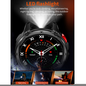 HT33 Smart Watch <b>Bluetooth</b> Calling GPS Running Watch IP68 Waterproof Heart Rate Sleep Tracker Outdoor Fitness Wristwatch - Product Image 2