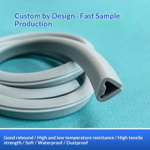 Tira de Sellado de <span class=keywords><strong>Silicona</strong></span> Personalizada, Espuma Impermeable y Antipolvo para Exteriores, para Puertas, Ventanas, Cajas de Electrodomésticos, Modelo 001 - Product Image 2