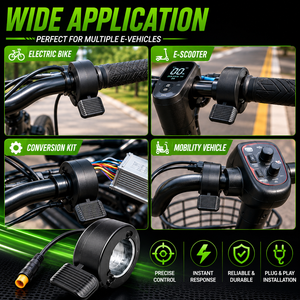 Acelerador de Repuesto para Bicicleta Wu Xing 130x de 3 Pines Macho con Conector Impermeable y Acelerador de Pulgar a Prueba de Agua - Product Image 3