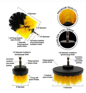 Ensemble de brosses pour <span class=keywords><strong>voiture</strong></span> L-1542, brosses de détaillage pour pneus, jantes, brosses pour tournevis, tampon de <span class=keywords><strong>nettoyage</strong></span> et de polissage, outils de <span class=keywords><strong>nettoyage</strong></span> de <span class=keywords><strong>voiture</strong></span> - Product Image 4