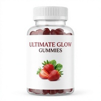 Gummies OEM au glutathion et au collagène saveur fraise – Complément sous marque privée pour l'éclat de la peau, le soutien des cheveux et des ongles