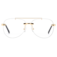 Gafas de Metal Modernas y a la Moda de FEROCE China, Monturas Ópticas de Vidrio, Nuevo Diseño