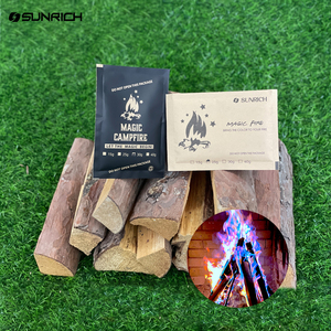 2025 Venta caliente colorido arte llama mágica polvo de <span class=keywords><strong>fuego</strong></span> místico hoguera para fiesta de Navidad y Camping para <span class=keywords><strong>chimenea</strong></span> - Product Image 3