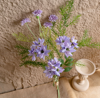 Bunga Lily Buatan Tangan Gaya Eropa, Hiasan Dinding Rumah, Bunga Vcare,  Mountain Has Silk Xi Handwritten Cross-Border