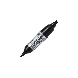 MFN-15FB Twin <b>Marker</b> double ended <b>permanent</b> oil based <b>marker</b> 1.0mm fine tip 6.5mm chisel tip 8 vibrant colors quick dry fade - Product Image 1
