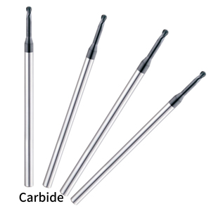 Tùy Chỉnh 2 Sáo 30 ° Helix Thu Nhỏ Bóng Mũi End Mill Với Cổ Kim Cương Tráng Rắn Carbide CNC Cutter Cho Graphite Nhôm Khuôn - Product Image 1
