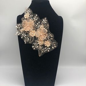 Chất lượng cao <span class=keywords><strong>sequin</strong></span> cánh hoa ba chiều ren hoa trẻ em ăn mặc phụ kiện đám cưới vạt áo đính - Product Image 3