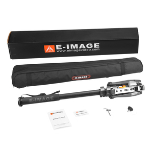 E-IMAGE MFC700 + 610FH Hands Miễn Phí Carbon Sợi Video Máy Ảnh Monopod Với Phẳng Cơ Sở Chất Lỏng Đầu Kit - Product Image 5