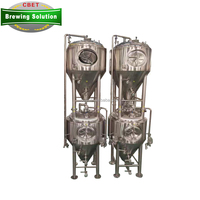 Fermenteur à bière en acier inoxydable 1BBL 3BBL 5BBL / Unitank avec polissage miroir, réservoir de fermentation conique empilable