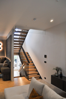 Edelstahl-Rohrdesign für Treppengeländer und Treppenbalustrade