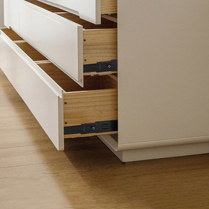 Thickened 35cm Wide Three Section <b>Drawer</b> <b>Slides</b> With Silent Ball Bearing Damping Buffer Side Mounted For Cupboard - Product Image 2