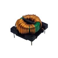 Bobine d'arrêt de puissance toroïdale verticale Inducteur de mode commun non blindé avec capacités 40uH 50uH 60uH Inducteur de poussière 30A 40A 50A
