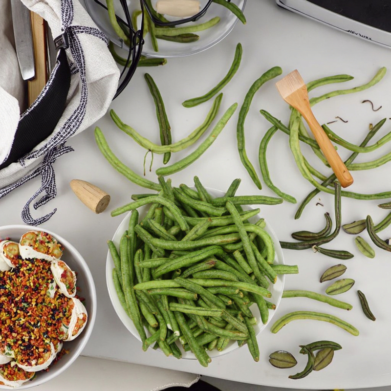 New Flavor Sweet Fried Green Beans