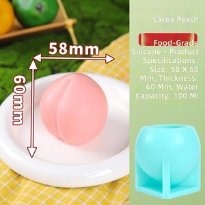 Moule à gâteau et à crème glacée en silicone en forme de fruits, moule à dessert flexible, outil de cuisson pour boissons froides et desserts de fête DIY - Product Image 4