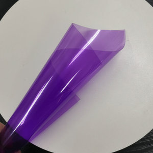 Lámina de PVC Morada Tamaño A4, Grosor de 1mm, Transparente, para Encuadernación y Cubiertas - Product Image 3