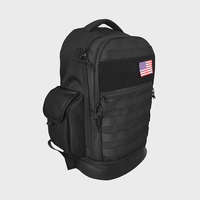 Sac à dos tactique de sport de plein air, sac de voyage, sac de randonnée, sac à dos multifonctionnel MOLLE avec compartiment pour chaussures