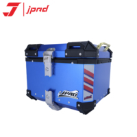 JPAD 45L Boîte à bagages arrière pour moto en alliage d'aluminium de haute qualité, texture cantaloup, universelle pour R1250GS F800GS F850GS G310gs F750gs, grande taille
