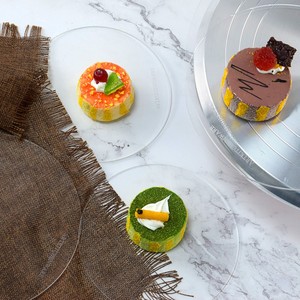 Offre Spéciale : Plateau de Présentation Transparent en Acrylique pour Gâteaux, Desserts et Biscuits – Support Séparateur pour Décoration de Gâteaux de Mariage et Anniversaire - Product Image 5