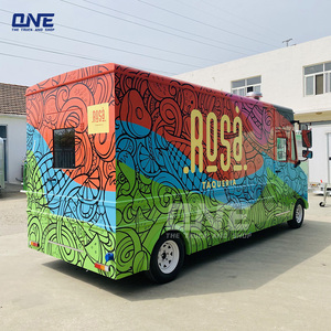 Chariot alimentaire de haute qualité camion coloré <span class=keywords><strong>maison</strong></span> remorque alimentaire à vendre - Product Image 3