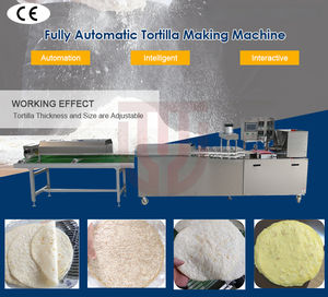Machine Commerciale Automatique Personnalisable pour la Fabrication de Tortillas de Maïs et de Pancakes Minceurs, avec Pressage de Pâte - Product Image 4