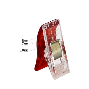 <span class=keywords><strong>1</strong></span> pcソーイングクリッププラスチックカラフルバインダーキルティングソーイングクリップカスタム - Product Image 5