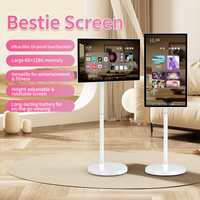TV Pintar Tanpa Kabel 32 Inci Baterai Terpasang Layar Sentuh 10 Titik Android 12 Full HD IPS 60Hz Kantor Perusahaan Reta