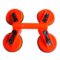 Ganchos de succión de plástico de alta resistencia con 3 garras para vidrio, extractor de abolladuras para mover vidrio, herramientas para azulejos de cerámica y pisos.