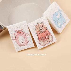 Spugne Compresse in Polpa di Legno e Cotone Esun Naturali Stampate, Assorbenti al 500%-750% d'Acqua, Bianche, Durevoli, per Uso in <span class=keywords><strong>Cucina</strong></span>, Super Assorbenti - Product Image 2