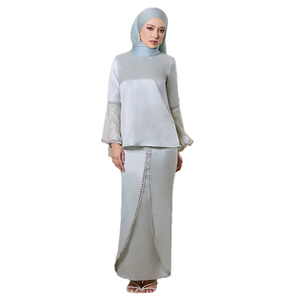 Nuevo diseño Baju Kurung venta al por mayor en Vietnam Abaya Malasia Baju Kurung vestido musulmán moderno Baju Kurung - Product Image 3