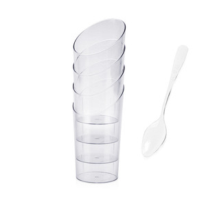 Gobelet à dessert miniature de haute qualité pour mousse, gobelet à gâteau en plastique personnalisé, gobelet à parfait transparent en PS pour pudding, gelée, <span class=keywords><strong>yaourt</strong></span> - Product Image 4