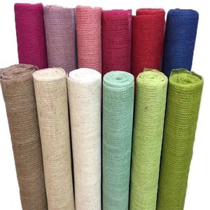 Tela de Yute natural Premium ecológica y versátil para decoración de tapicería artesanal con patrón en bruto - Product Image 2