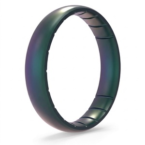 Engraved Silicone <strong>Rings</strong> <strong>Plus</strong> <strong>Size</strong> Men Tactical Sport Band Flexible Rubber Finger <strong>Ring</strong> Factory Supply - Product Image 1