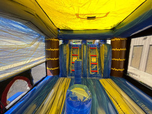 Castillo inflable con tobogán en oferta para alquiler comercial en fiestas al aire libre - Product Image 4