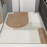 Tapis de sol en PVC moderne de qualité supérieure, imprimé abstrait artistique, minimaliste, découpable, pour la maison, l'entrée, le couloir