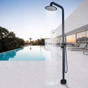 Columna de ducha de acero inoxidable superior grande para exteriores para piscinas de Villa y baño de <span class=keywords><strong>playa</strong></span> Diseño de pie - Product Image 2