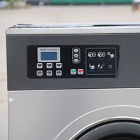 Laveuse-essoreuse commerciale à monnayeur et paiement par carte, 12kg, 15kg, 22kg, en acier inoxydable
