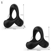 Anillo de Silicona para Pene, Anillo para Testículos, Disfunción Eréctil, Juguete Sexual Masculino, Accesorios de Bondage Sexual, Juguetes Sexuales para Adultos para Hombres Gay