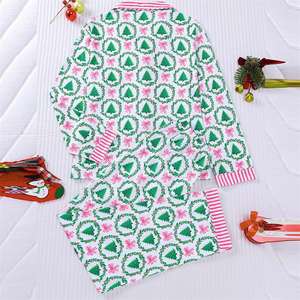 Piyama natal wanita, baju tidur lengan panjang untuk keluarga - Product Image 2