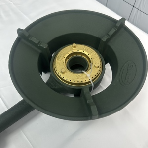 VICTORY KITCHEN Cuisinière à gaz haute pression double foyer en acier inoxydable de qualité commerciale du Shandong, classe d'efficacité énergétique - Product Image 2