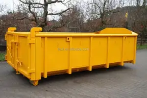 Müll container abrollen