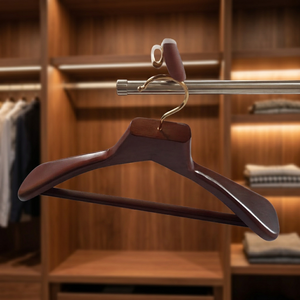 Amazing Design Best Selling Eco-Friendly Wooden Hangers Bags Clothing Customised Single Tier Modern Stylish Bathroom Hooks <b>Rails</b> - Product Image 1