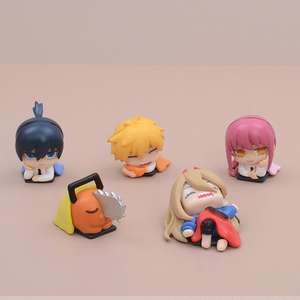 Set de 6 Figuras de Acción de Anime Chainsaw Man de 4 cm, Denji, Power, <span class=keywords><strong>Makima</strong></span>, Pochita, Figuras de Anime de PVC, Muñecos Coleccionables - Product Image 5