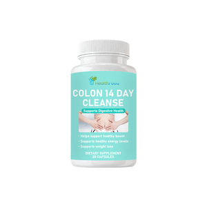 Cápsulas de Limpieza de Colon de Alta Calidad de 14 Días con Polvo de Linaza, Apoya Niveles Saludables de Energía y Pérdida de Peso, Suplemento Dietético - Product Image 1