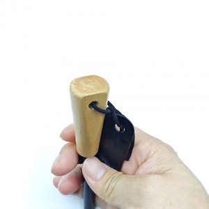 Magnesium Rod <b>Fire</b> Starter 12cm 8mm Diamond Shape Wooden Handle Outdoor Survival <b>Tool</b> - Product Image 3